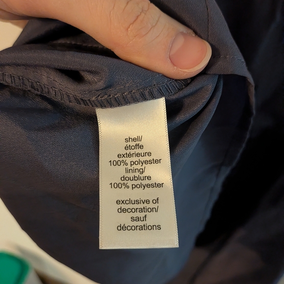 Women's Navy Blue Sleeveless Top - Picture 5 of 6